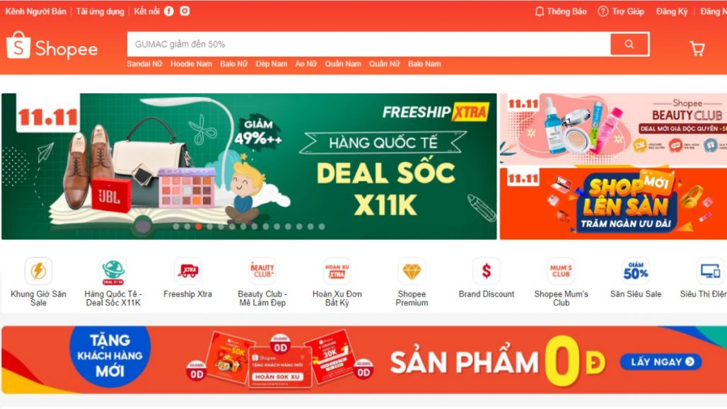 Top 10 website mua sắm uy tín nhất Việt Nam 2021