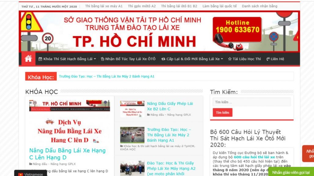 TOP 10 TRUNG TÂM ĐÀO TẠO LÁI XE UY TÍN TẠI TPHCM 2021