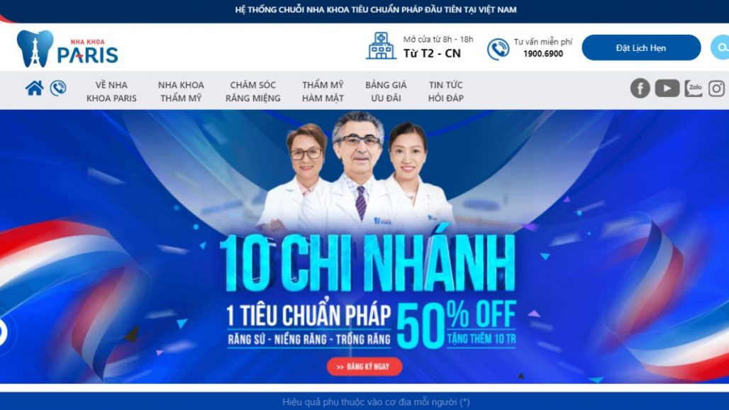 Top 10 trung tâm nha khoa uy tín tại TPHCM 2021
