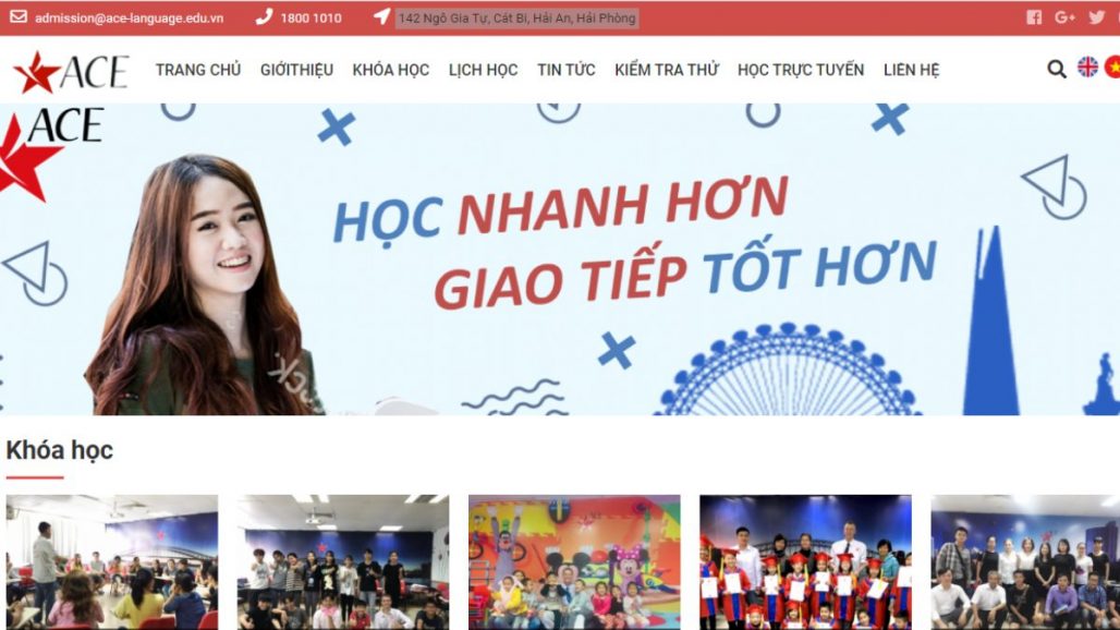 Top 7 trung tâm tiếng Anh uy tín tại Hải Phòng 2021