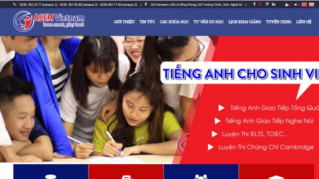 Top 5 trung tâm tiếng Anh uy tín nhất tại TP Vinh - Nghệ An 2021