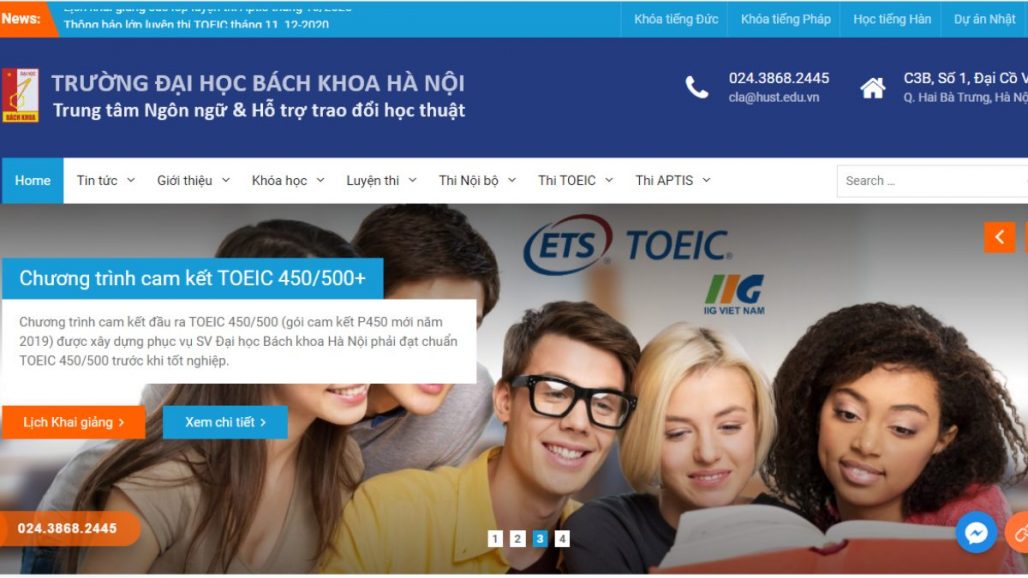 Top 10 trung tâm tiếng Anh uy tín tại Hà Nội