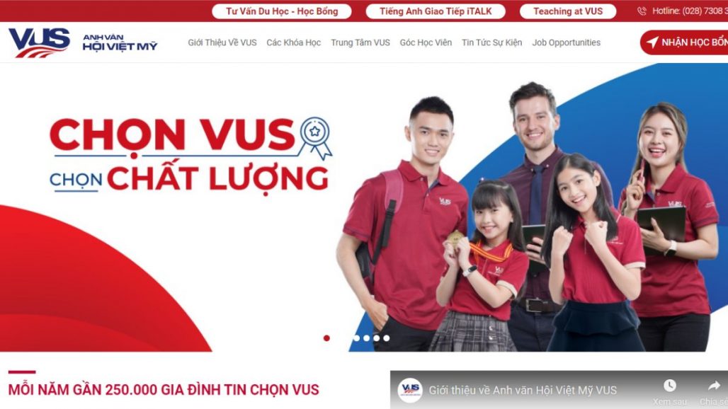 Top 10 trung tâm tiếng Anh uy tín tại TPHCM