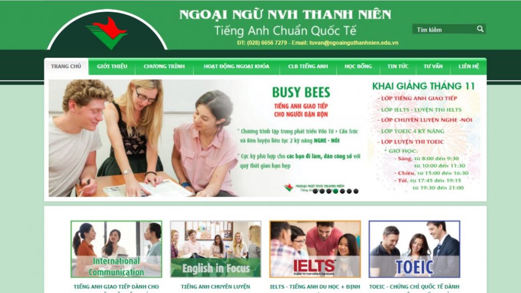 Top 10 trung tâm tiếng Anh uy tín tại TPHCM