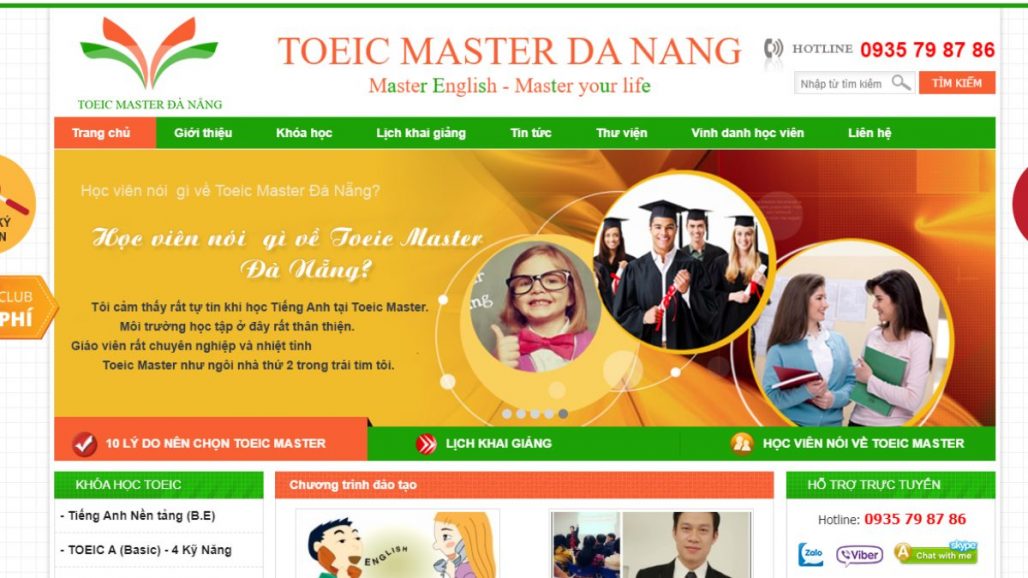 Top 10 trung tâm tiếng Anh uy tín tại Đà Nẵng 2021