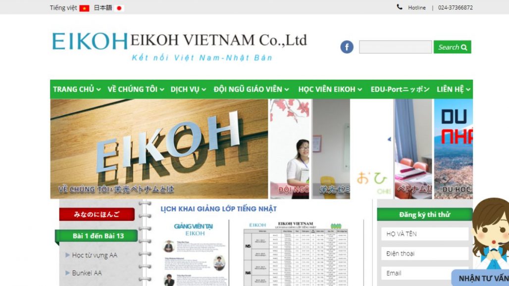 Top 8 trung tâm tiếng Nhật uy tín nhất tại Hà Nội