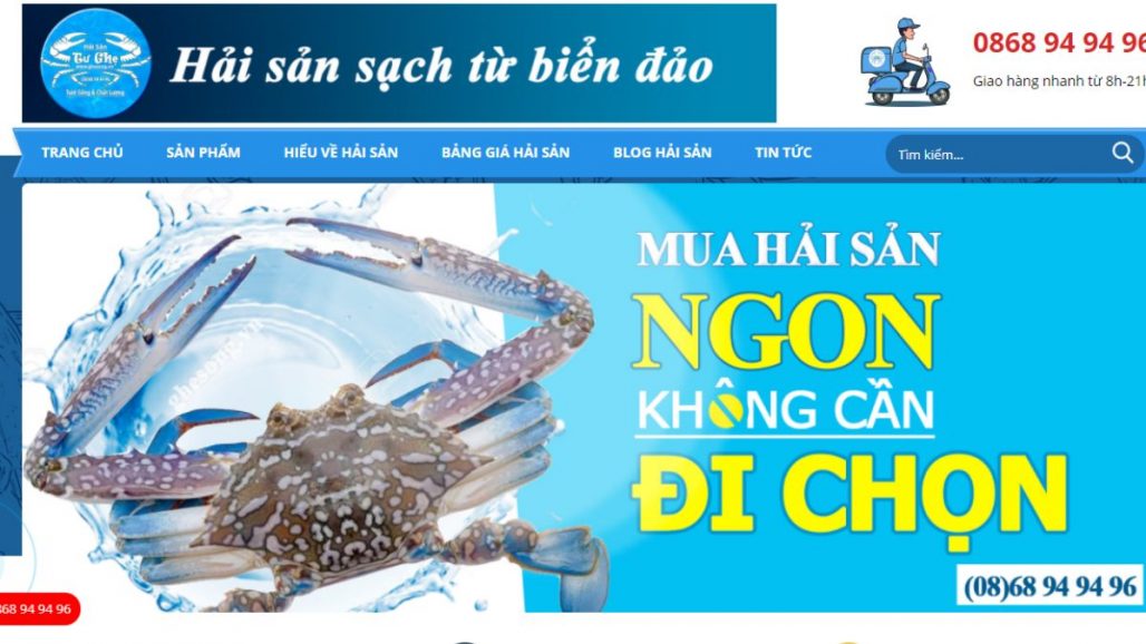 Top 10 website bán hải sản tươi sống online uy tín ở TPHCM