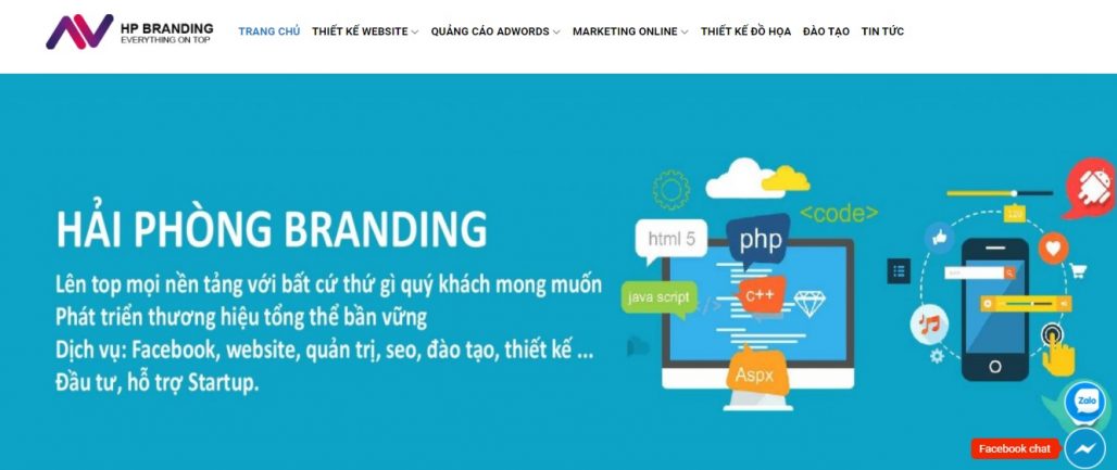 Công ty chạy quảng cáo Google Adwords HP BRANDING