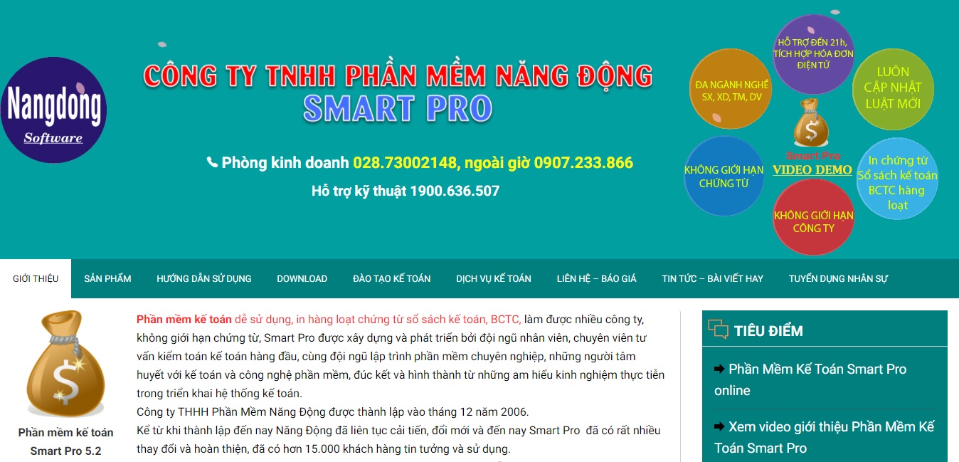 Công ty TNHH phần mềm năng động Smart Pro