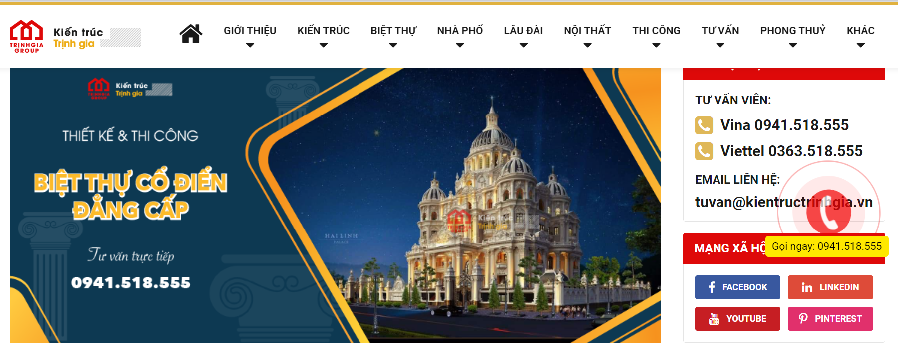 Công ty thiết kế nhà Trịnh gia