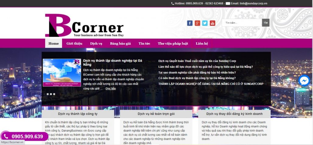 Dịch vụ thành lập công ty Công ty Bcorner