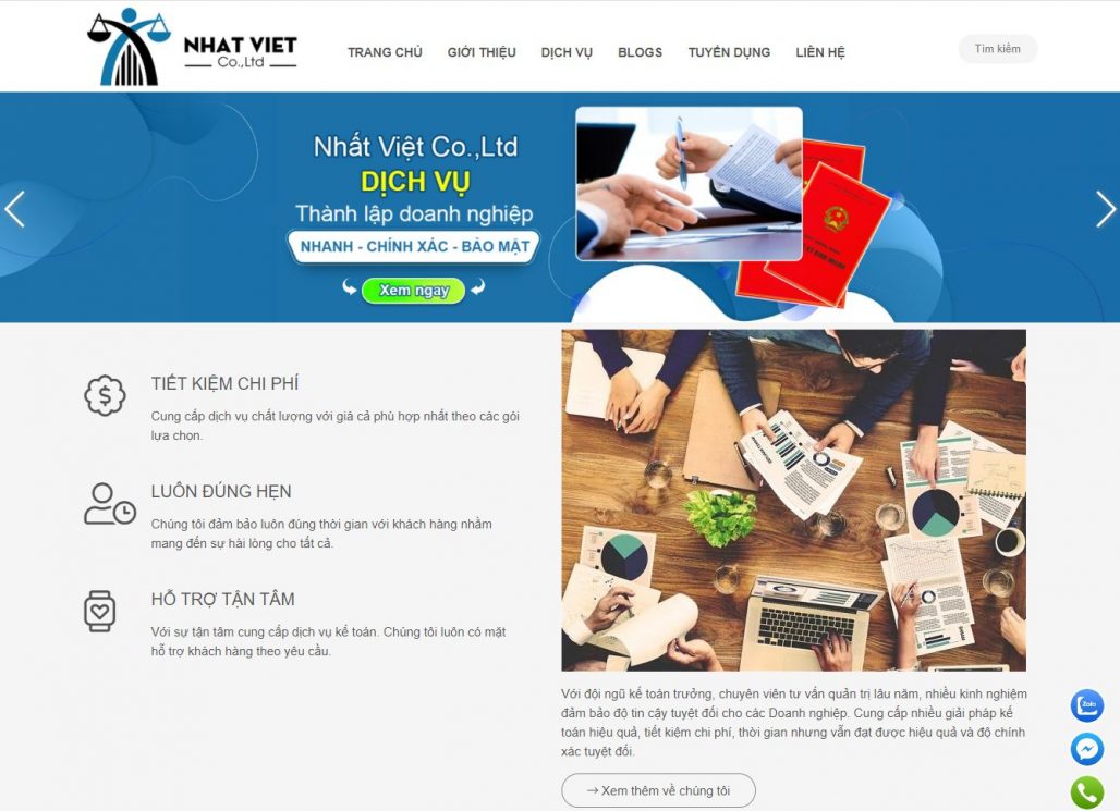 Dịch vụ thành lập công ty Nhất Việt