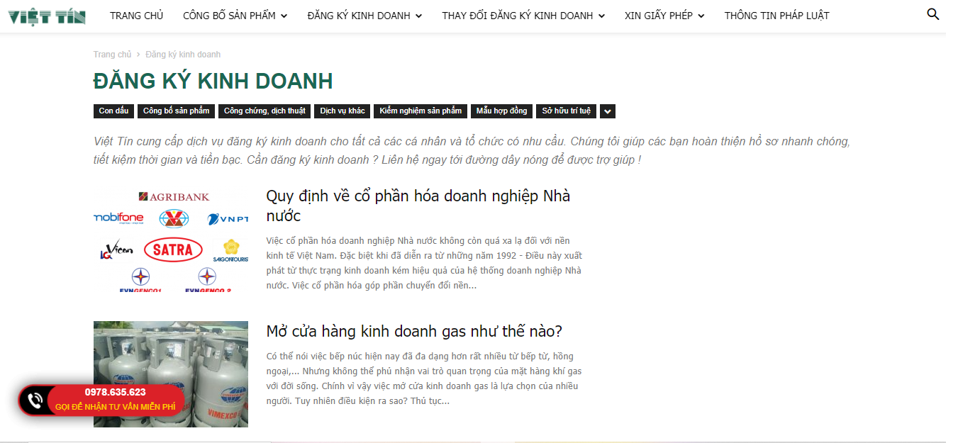 Dịch vụ thành lập công ty VIỆT TÍN