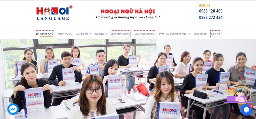 Trung tâm tiếng Trung - Ngoại ngữ Hà Nội