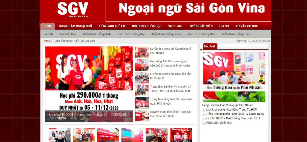Trung tâm tiếng Trung SaiGon Vina