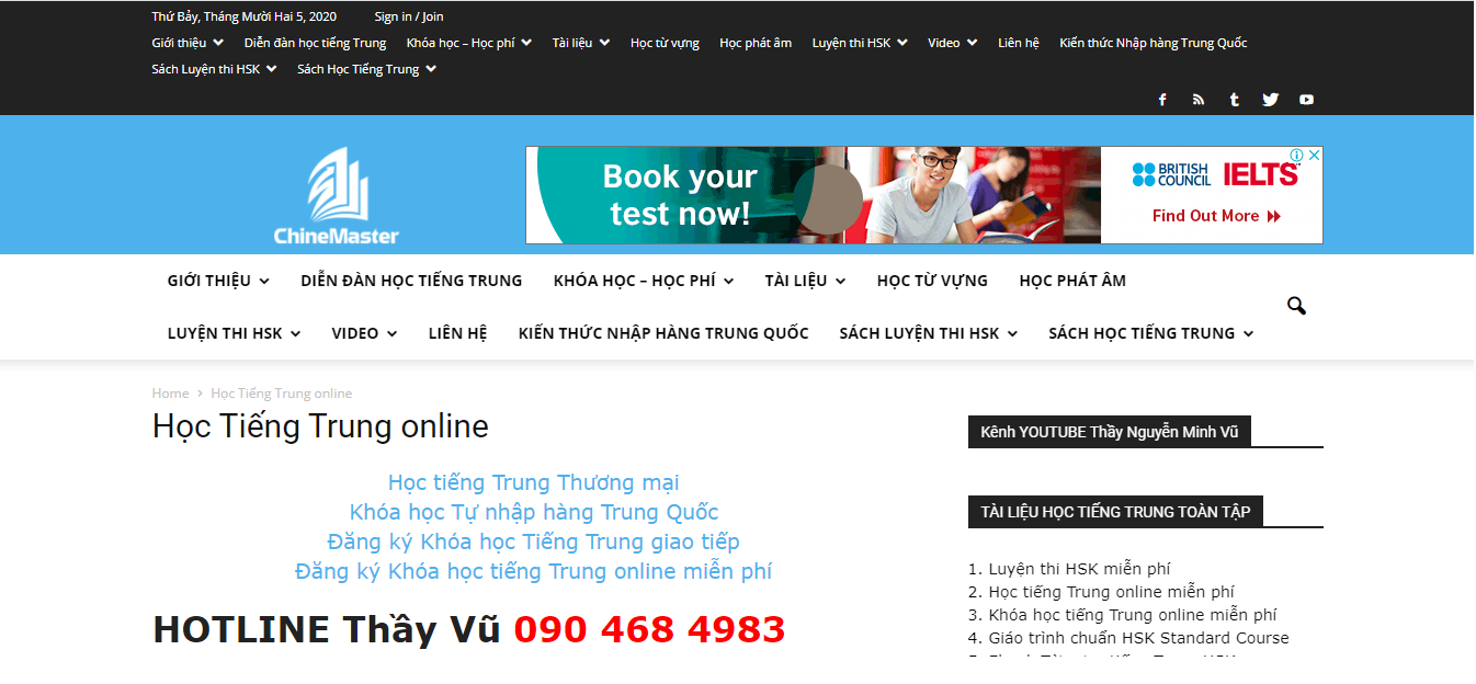 Trung tâm tiếng Trung Chinemaster