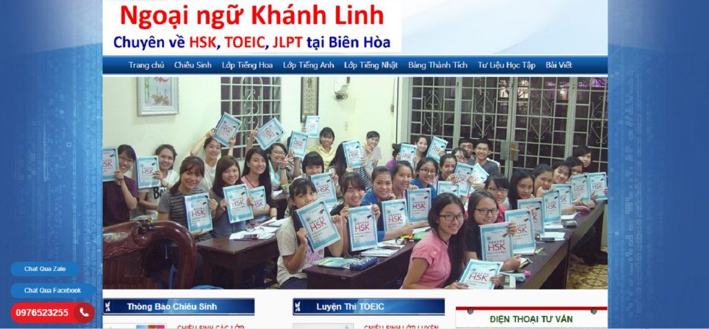 Trung tâm tiếng Trung - Ngoại ngữ Khánh Linh