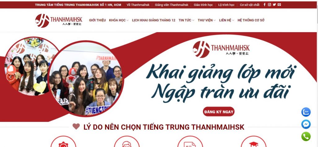 Trung tâm tiếng Trung Thanhmaihsk
