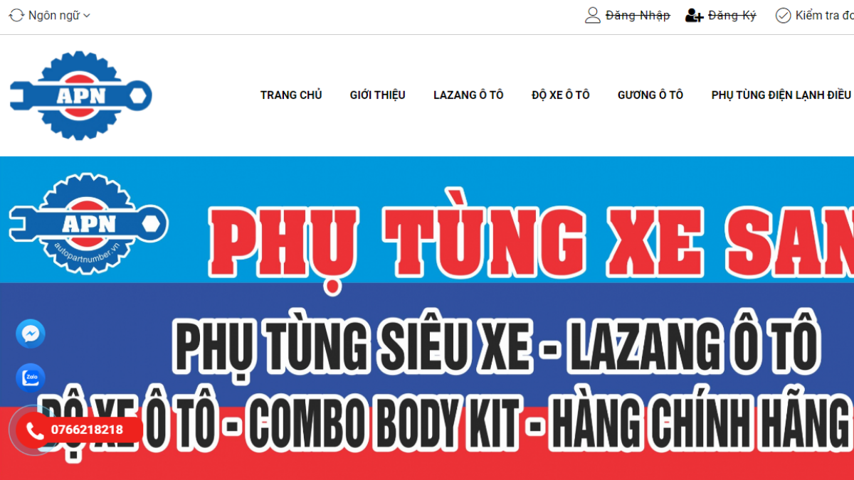 Công ty phụ tùng và đồ chơi ô tô AutoPartNumber