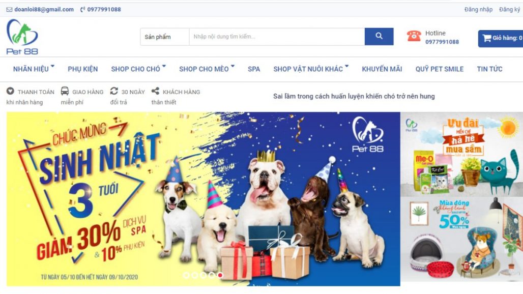 Top 10 shop bán đồ thú cưng online uy tín tại Việt Nam