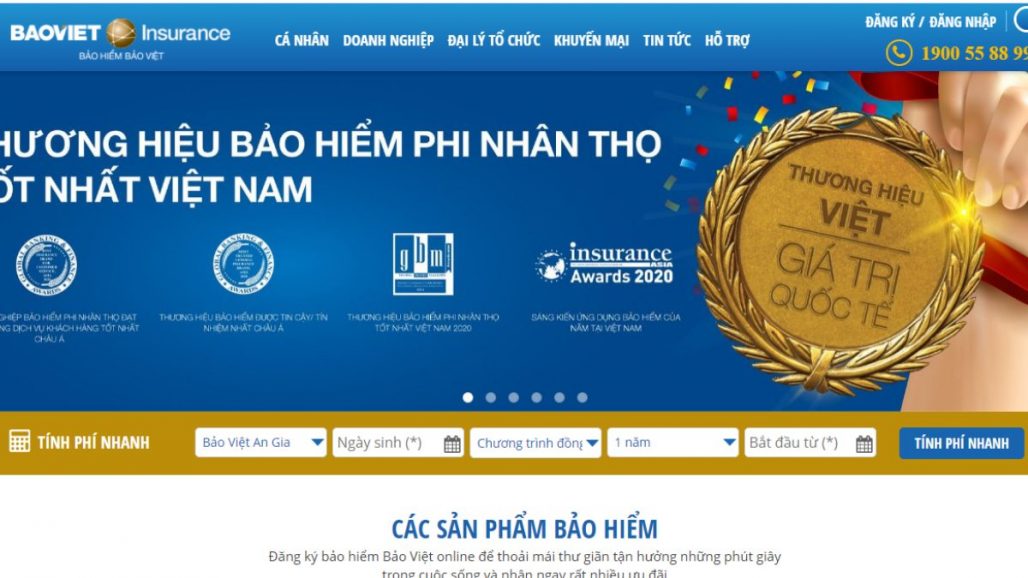 Top 10 website mua bảo hiểm online uy tín nhất tại Việt Nam