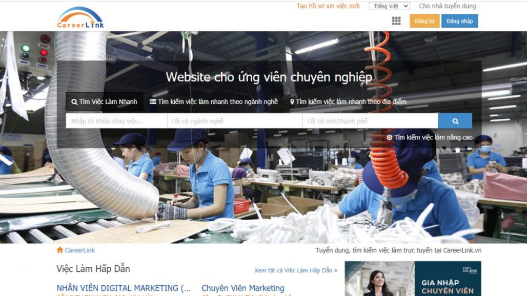 Top 10 website tìm việc làm tốt nhất tại Việt Nam