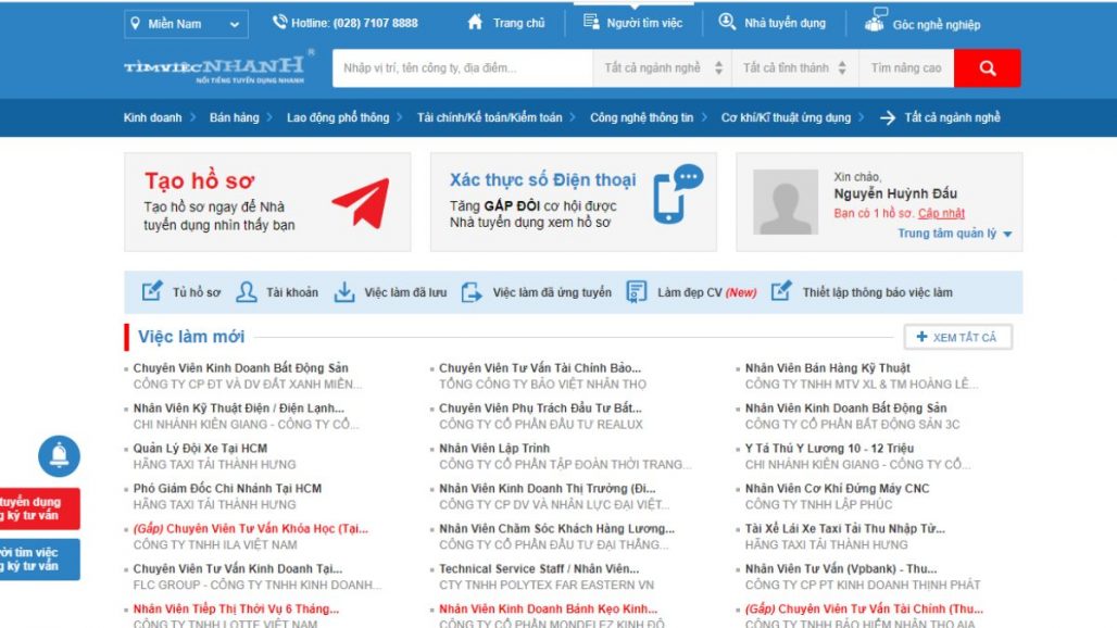 Top 10 website tìm việc làm tốt nhất tại Việt Nam