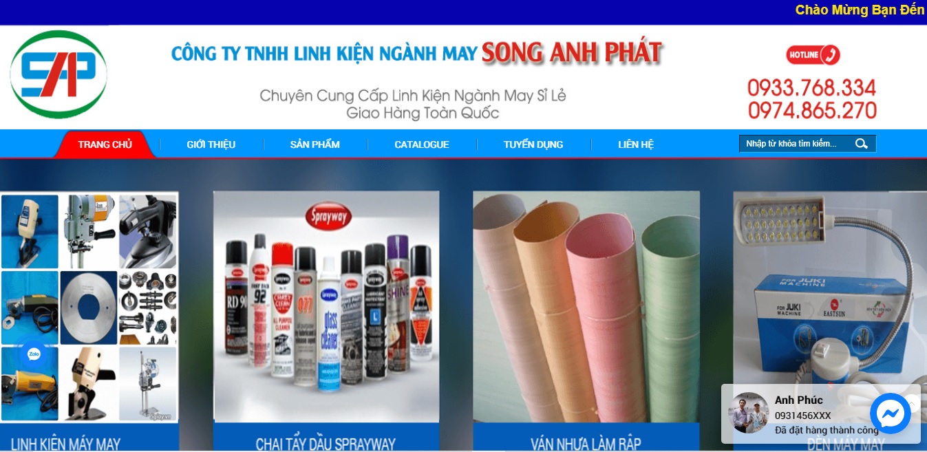 Công ty cung cấp máy móc ngành may Song Phát