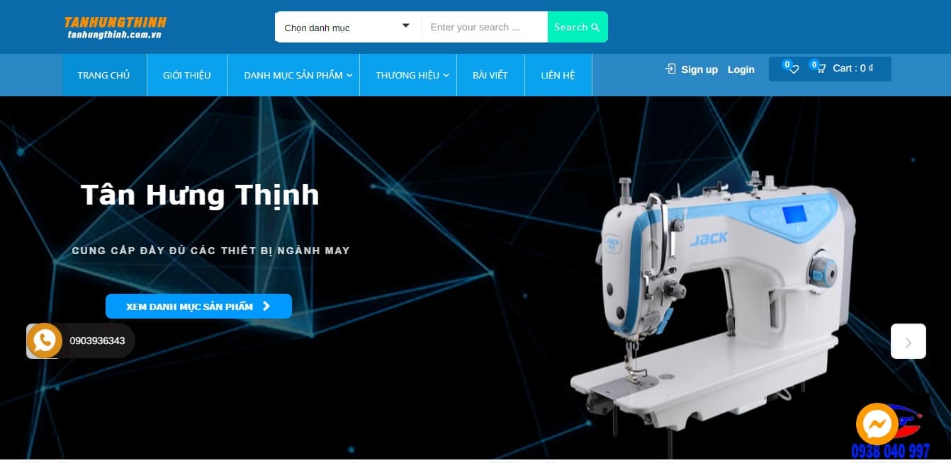 Công ty cung cấp máy móc ngành may Tân Hưng Thịnh
