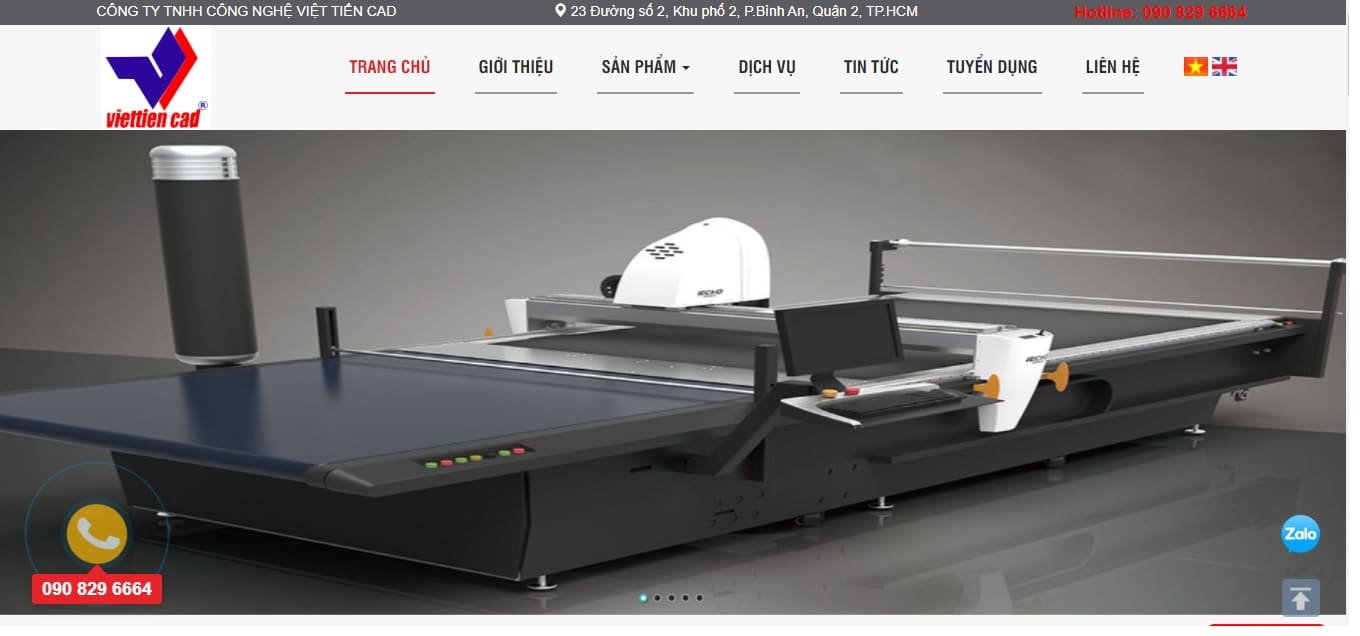 Công ty cung cấp máy móc ngành may Việt Tiến CAD