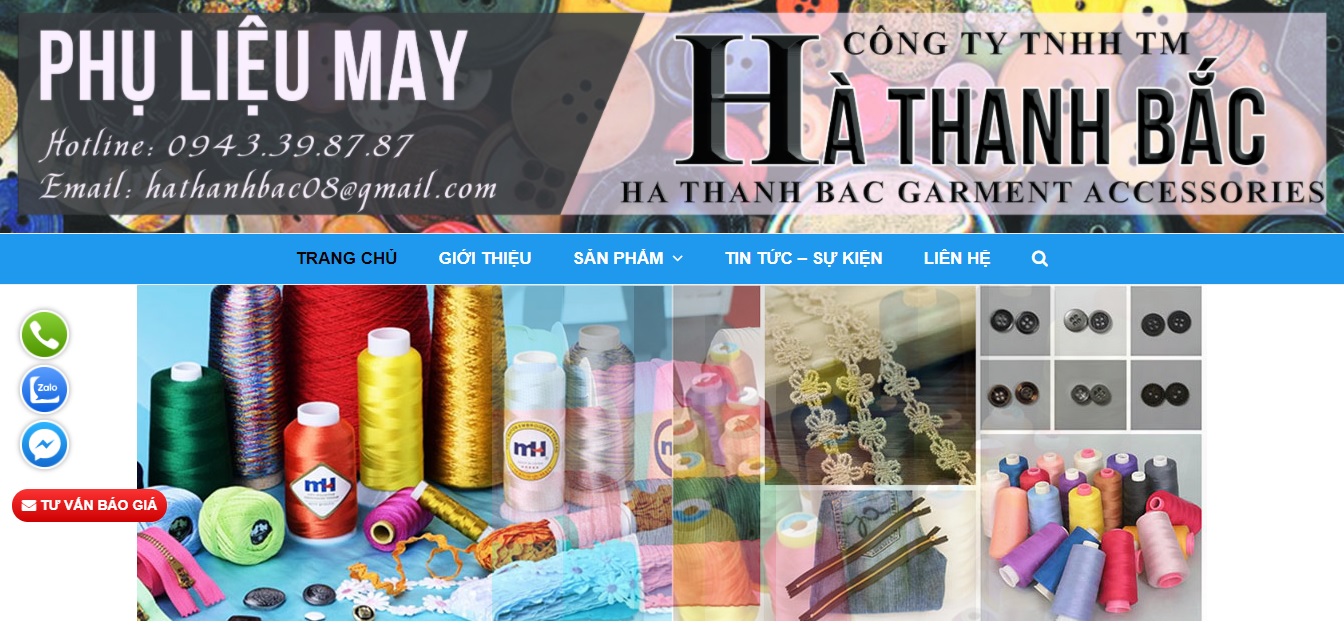 Công ty cung cấp vải và phụ liệu may Hà Thanh Bắc