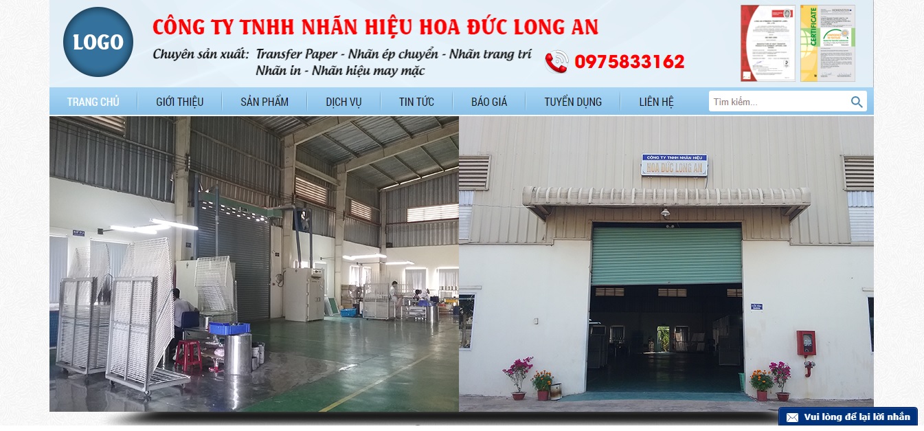 Công ty cung cấp vải và phụ liệu may Hoa Đức Long An