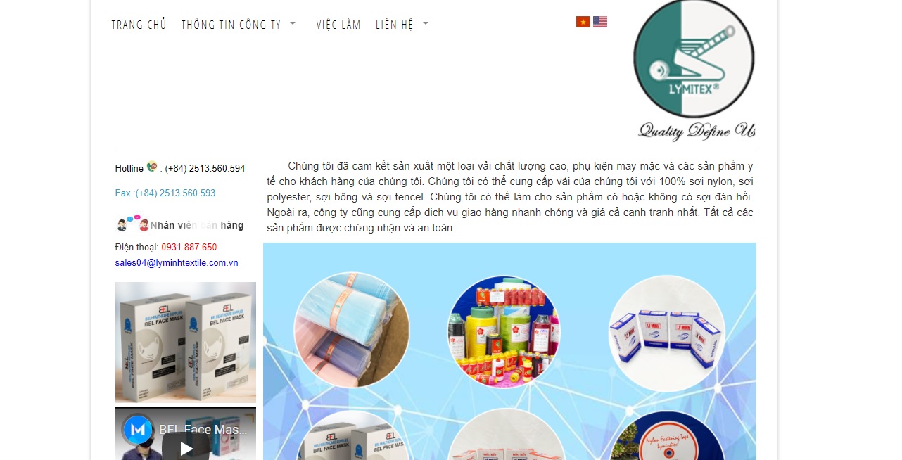 Công ty cung cấp vải và phụ liệu may mặc Lý Minh