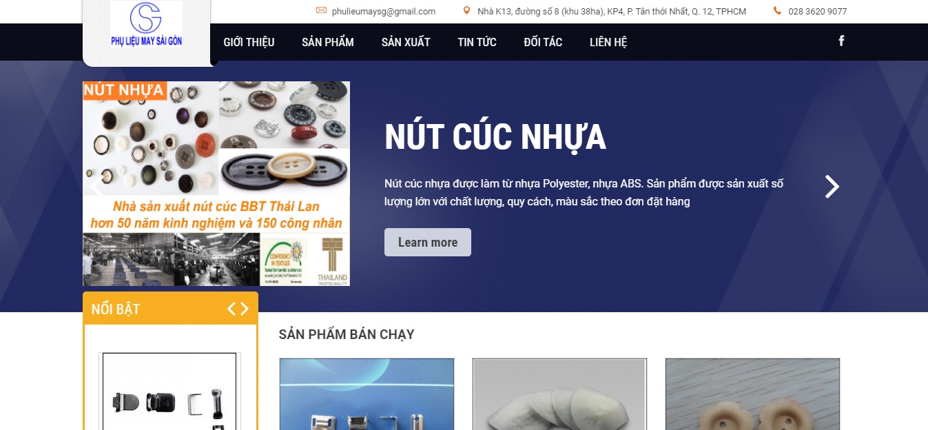 Công ty cung cấp vải và phụ liệu may mặc Sài Gòn
