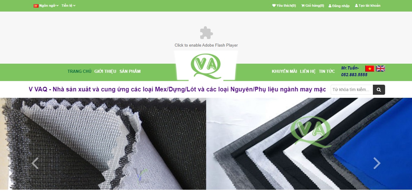 Công ty cung cấp vải và phụ liệu may mặc VAQ