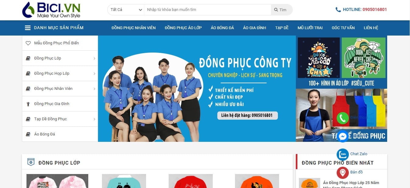 Công ty may mặc - Công ty TNHH BiCi Center