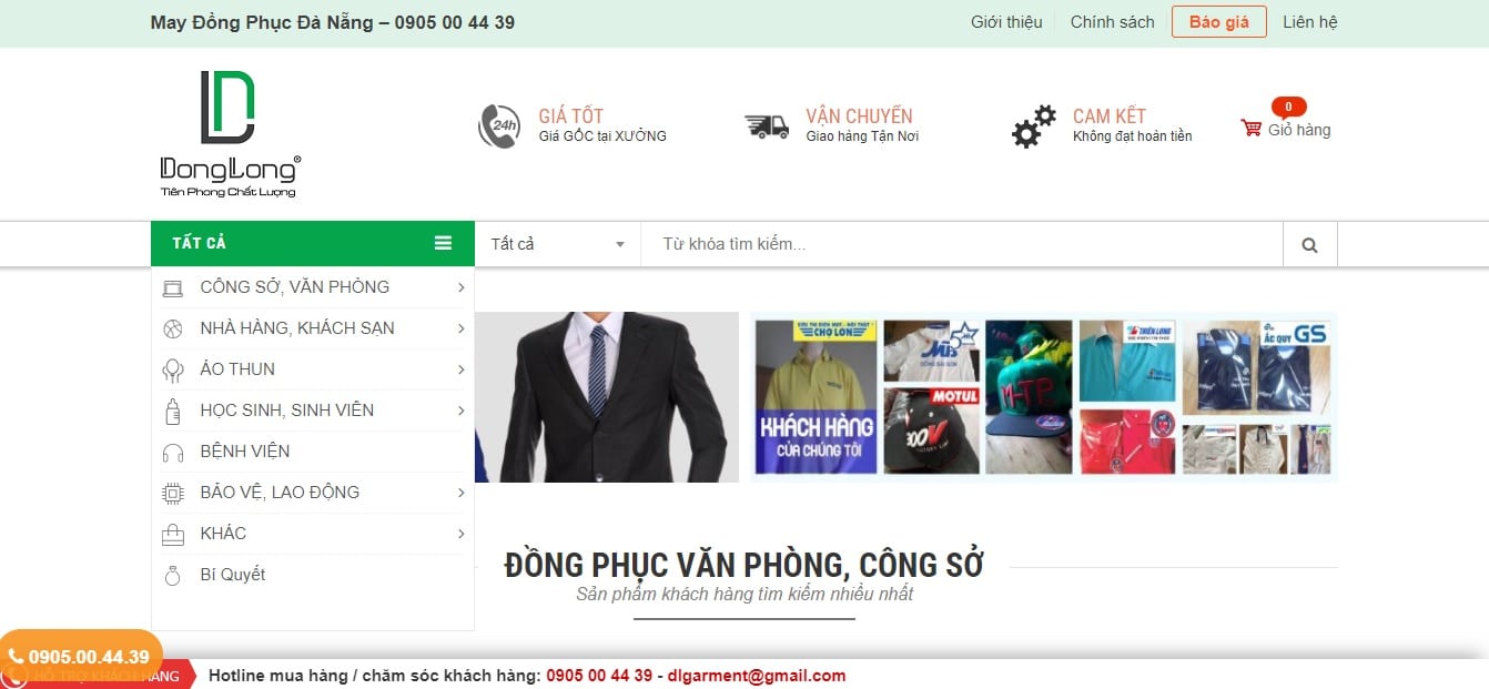 Công ty may mặc - Công ty thương mại Đông Long