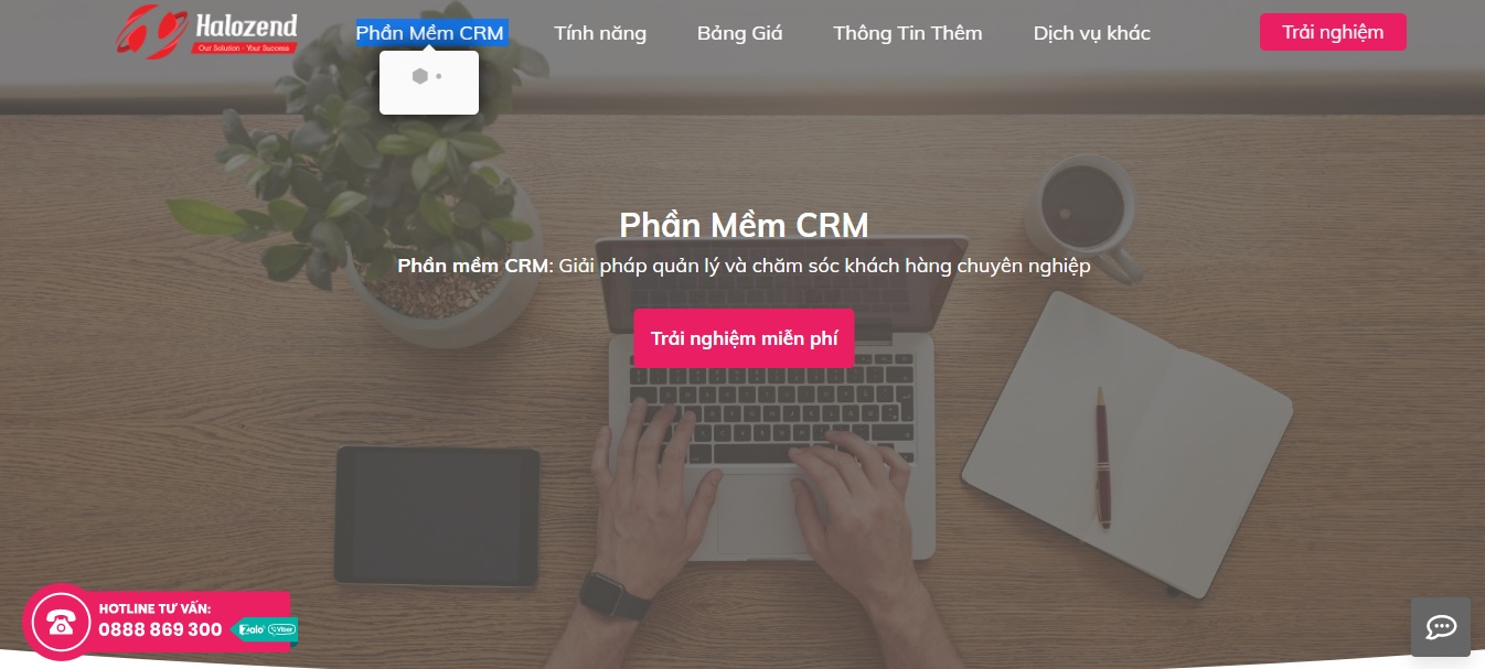 Công ty phần mềm CRM - Halozend