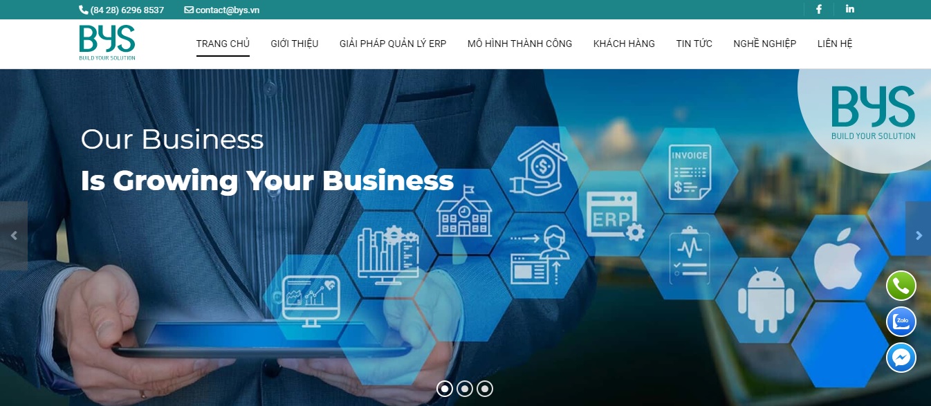 Công ty phần mềm ERP - BYS