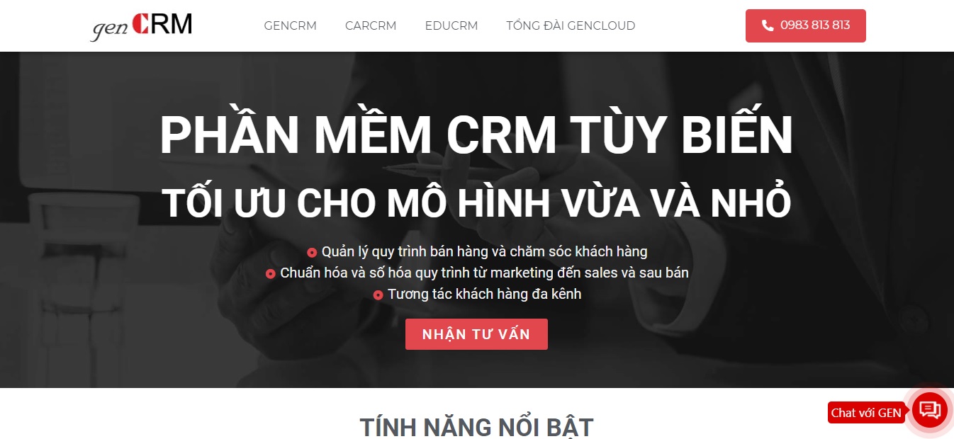 Công ty phần mềm genCRM