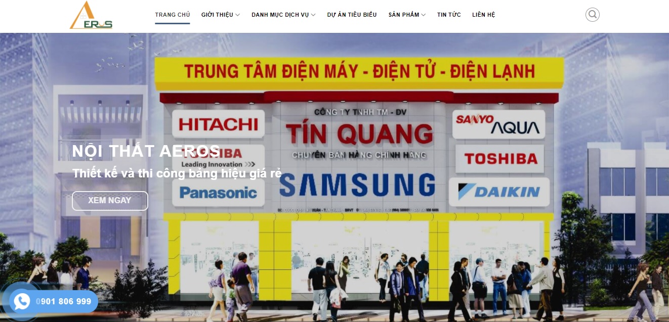Công ty thi công bảng hiệu quảng cáo Aeros