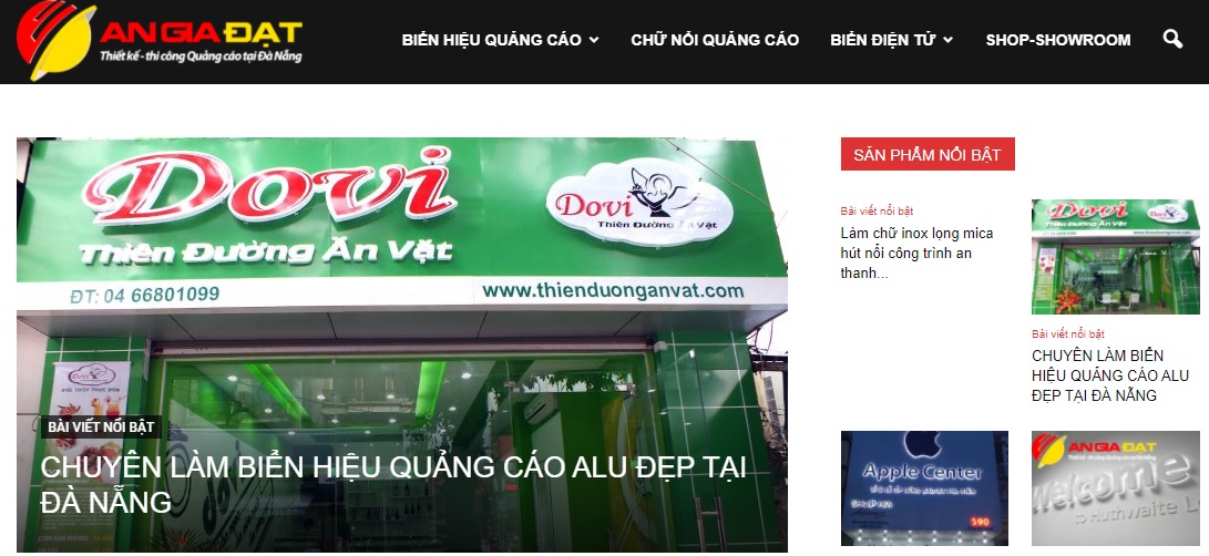 Công ty thi công bảng hiệu quảng cáo An Gia Đạt
