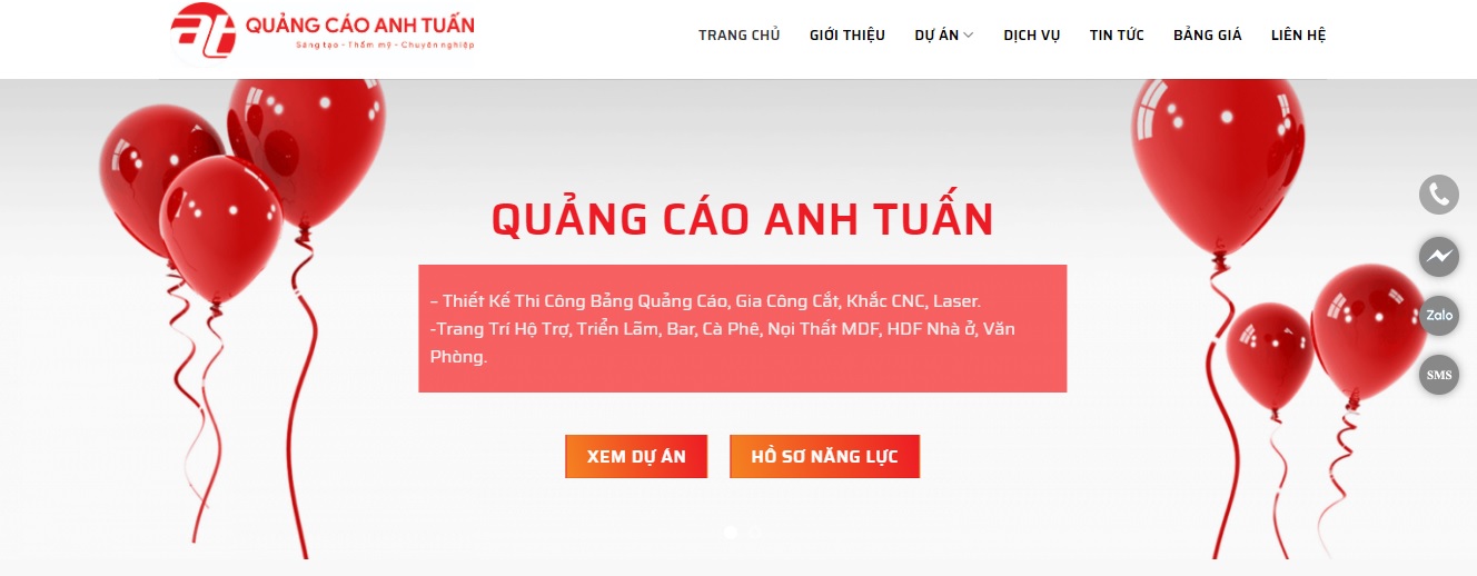 Công ty thi công bảng hiệu quảng cáo Anh Tuấn