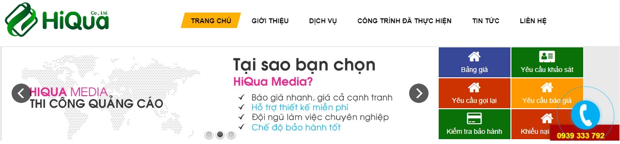 Công ty thi công bảng hiệu quảng cáo HiQua