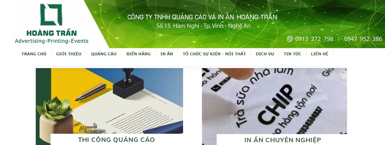 Công ty thi công bảng hiệu quảng cáo Hoàng Trần