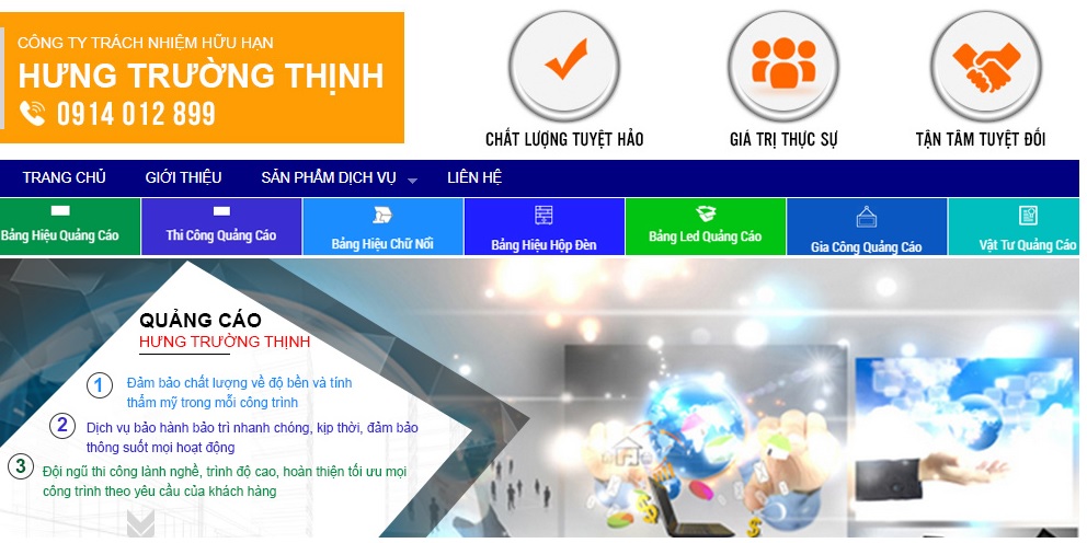 Công ty thi công bảng hiệu quảng cáo Hưng Trường Thịnh