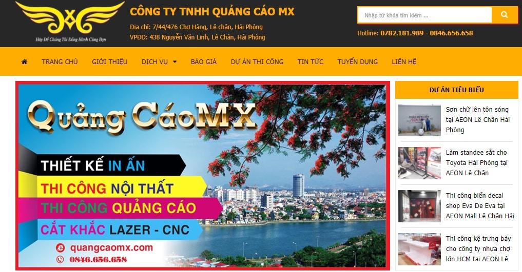 Công ty TNHH quảng cáo MX