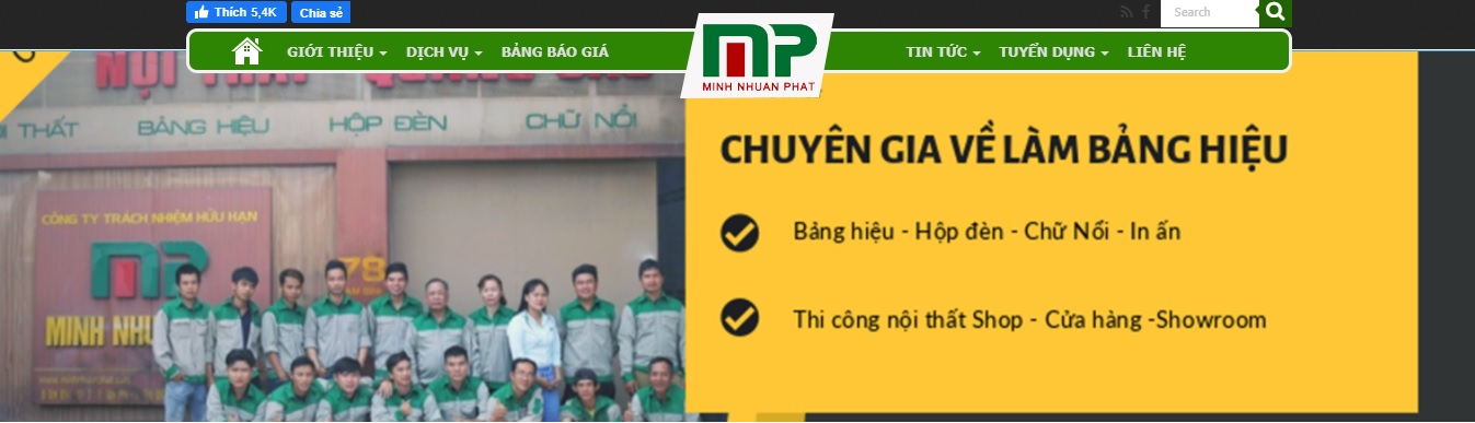 Công ty thi công bảng hiệu quảng cáo Minh Thuận Phát