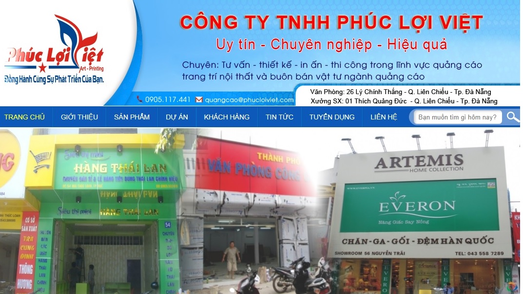 Công ty thi công bảng hiệu quảng cáo Phúc Lợi Việt