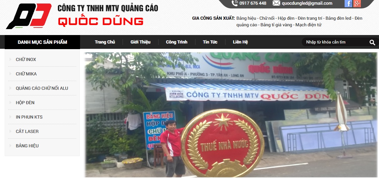 Công ty quảng cáo Quốc Dũng